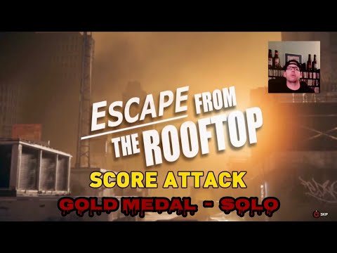 Dead Living Zombies - Escape From The Rooftop: Score Attack Gold Medal [SOLO]