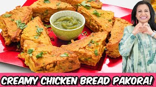 Creamy Chicken Sandwich Pakora Recipe in Urdu Hindi - RKK