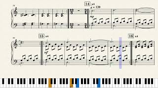 Philip Glass - Knee Play 3 (piano)