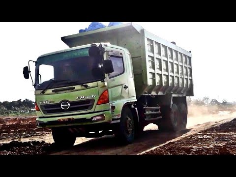 Dump truk hino 10 roda bak jumbo jomplang muatan @TMT 47 Official