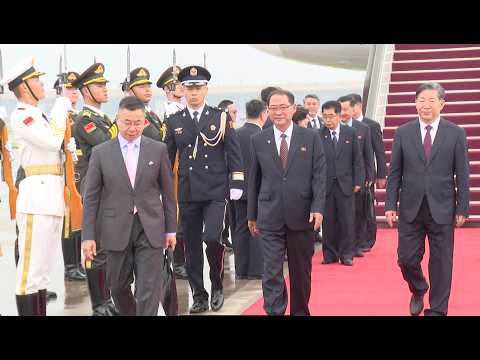 Premier of DPRK cabinet Pak Thae Song arrives in Beijing
