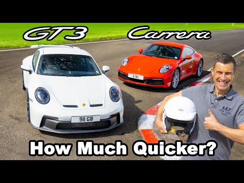 How much QUICKER is a GT3 than an entry 911 on track?