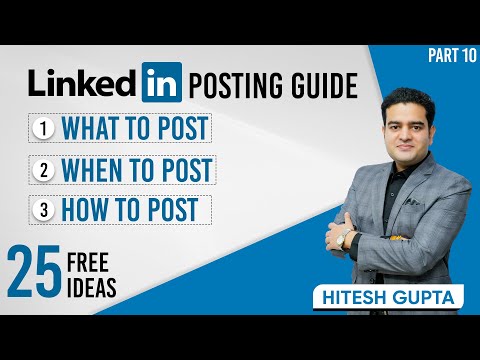 What When How To Post on LinkedIn | Strategies for LinkedIn Content Posting | linkedinmarketing