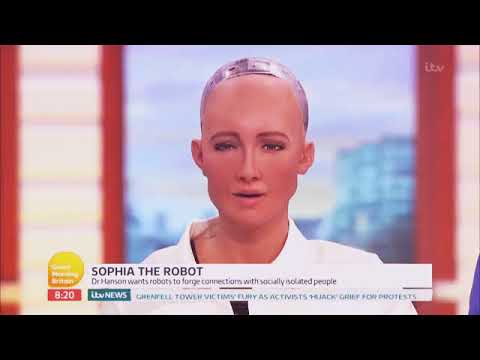 Humanoid Robot Tells Jokes on GMB! 😂so funny | Good Morning Britain