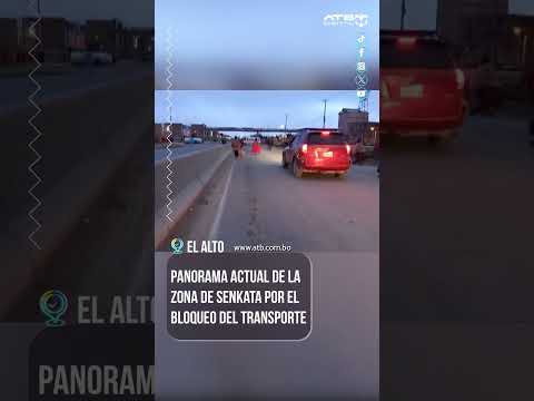 Panorama actual de la zona de Senkata por el bloqueo del transporte
