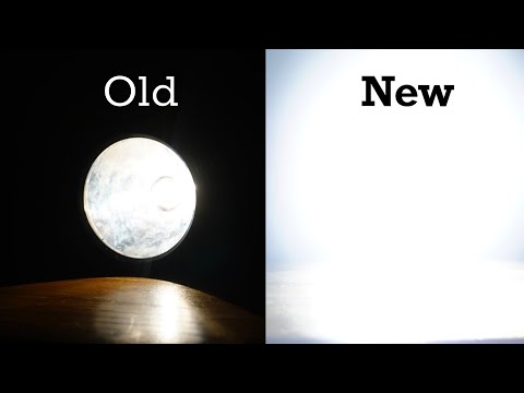 30 Year Old Maglite vs Modern Flashlight