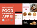 Restaurant Food Delivery App Design React Next Js Tailwind Responsive Food Ordering Website