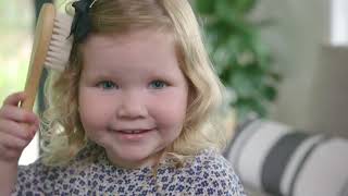 Haakaa Goat Wool Baby Comb and Brush Set