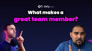 What makes a great team member as a developer?
