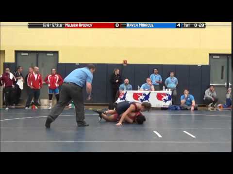 WM 58 KG - RR1 - Melissa Apodaca (USMC) vs. Kayla Miracle (Sunkist)