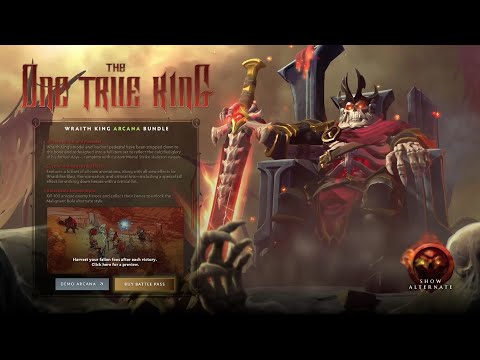 Wraith King ARCANA Introduction - Dota 2