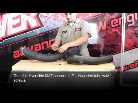 2015 BMW M4 Air Intake Install aFe POWER Part No. 52-76305