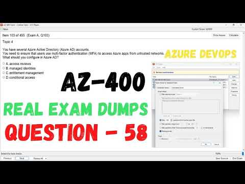 Q 058 AZ 400 DevOps Real Exam Question and answer, Dumps   CertStudyPro