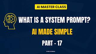 🚀 What is System Prompt in AI? | AI Tutorials for Beginners (FREE) |  #aitutorial