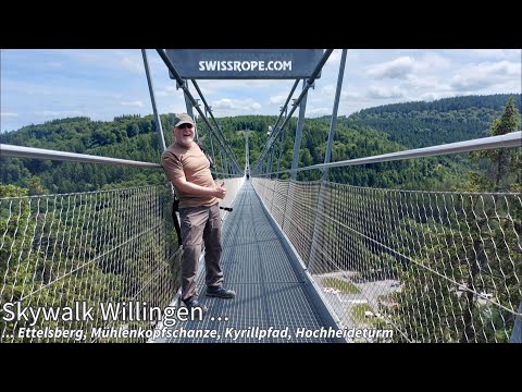 Skywalk Willingen - Ettelsberg, Mühlenkopfschanze, Kyrillpfad, Hochheideturm