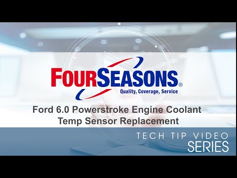 Ford 6.0 Powerstroke Engine Coolant Temp Sensor Replacement
