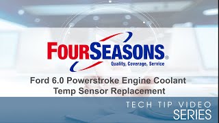 Ford 6.0 Powerstroke Engine Coolant Temp Sensor Replacement