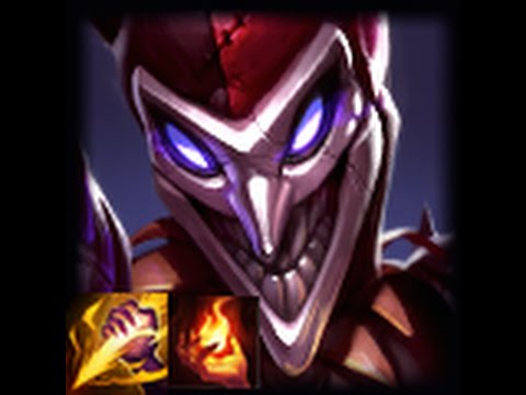 Bronze 5 Ranked Game --- Crit Shaco Jungle -- 23 Kills
