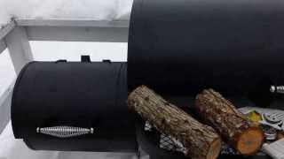 preview picture of video 'How to Season BBQ Char-Broil Offset Smoker 1280'