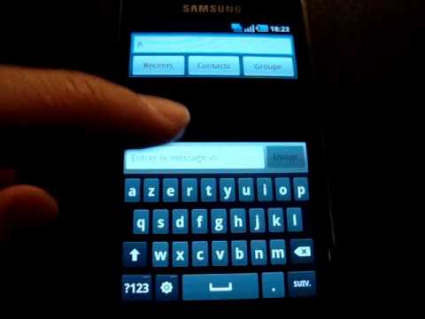 comment modifier le clavier samsung galaxy s