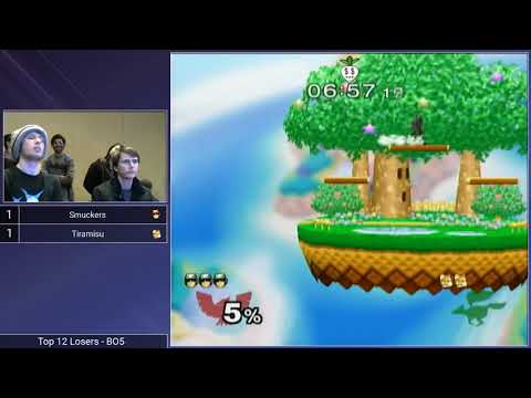 CT GamerCon 2 SSBM - Captain Smuckers (C. Falcon) vs. HoG | Tiramisu (Fox) - Melee LR3