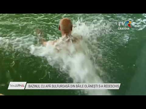 BAZINUL CU APĂ SULFUROASĂ DIN BĂILE OLĂNEȘTI S-A REDESCHIS