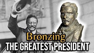 Making Bronze Teddy Roosevelt, Lost PLA Casting.