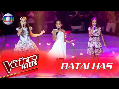 Giovana Galdino, Isadora Ferreira e Laura Bechler cantam 'Falsa Baiana' nas Batalhas