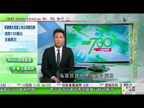 無綫TVB 730一小時新聞｜高市早苗稱對台立場不變 外交部批其發言敷衍搪塞｜美國弗吉尼亞州有浣熊闖酒舖 喝醉酒於廁所昏睡｜泰國扣查折合逾23億港元詐騙集團資產 向太子集團創辦人陳志等發逮捕令｜TVB