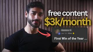 She closed a $3K/month client from free content (exact formula)