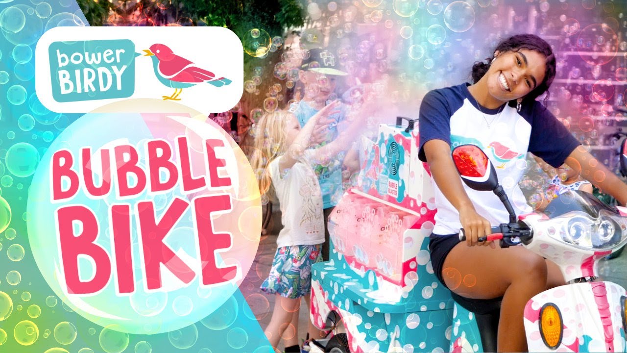 Introducing the Bowerbirdy Bubble Bike - Eco-Friendly Fun with a Dazzling Twist