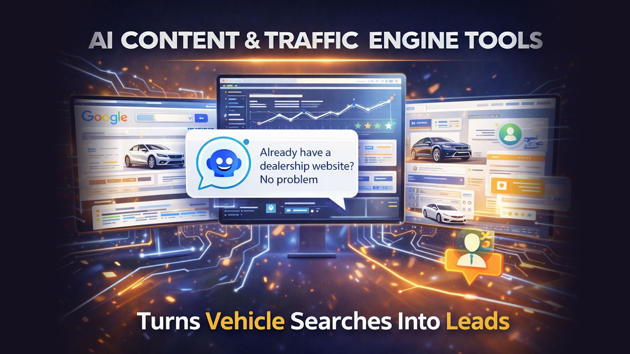 Inside Car One Eighty: Dashboard, AI Content & Traffic Engine Tools