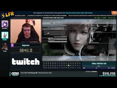 Final Fantasy XIII en 4:42:37 (Any%) [AGDQ2022]