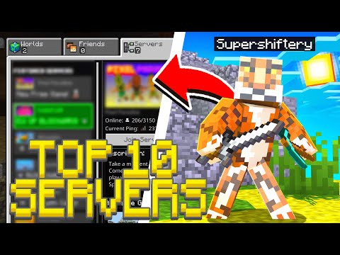 Top 10 BEST Servers For MCPE 2023 (1.19.82+) - Minecraft Bedrock Edition Xbox One, PS4, Windows 10