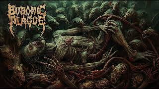 bubonic plague (brutal, pounding drums, heavy distortion, death metal, guttural growl vocals)