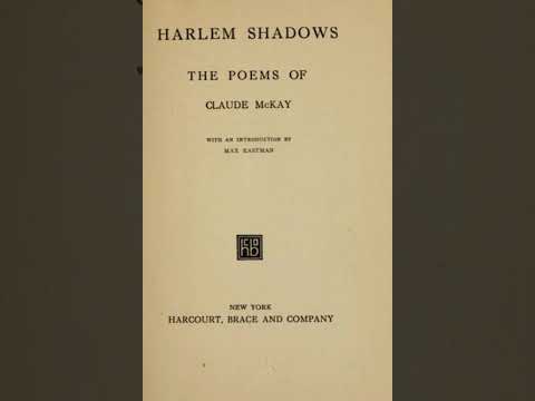 Harlem Shadows - Claude McKay | Full Audiobook 📚