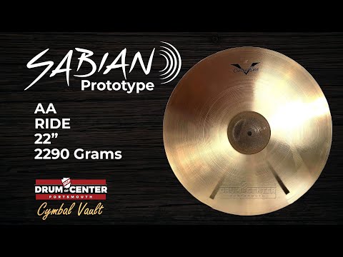 Sabian Prototype AA Ride Cymbal 22" 2290 grams