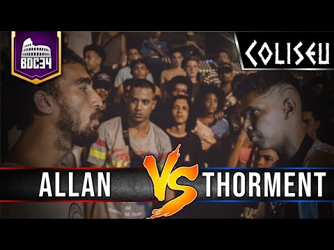 (DUELO DE GERAÇÕES) ALLAN X THORMENT - 1° FASE - BATALHA DO COLISEU EDIÇÃO #34