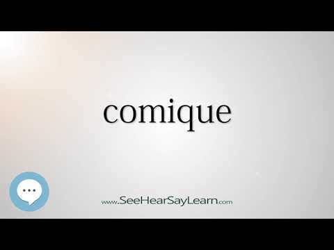 comique (Every English Word Pronounced) 📕🔊🗣️😎✅