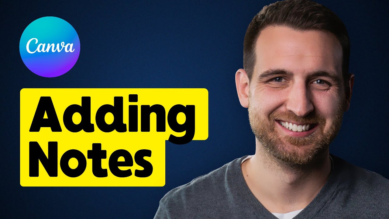 How to Add Presenter Notes in Canva