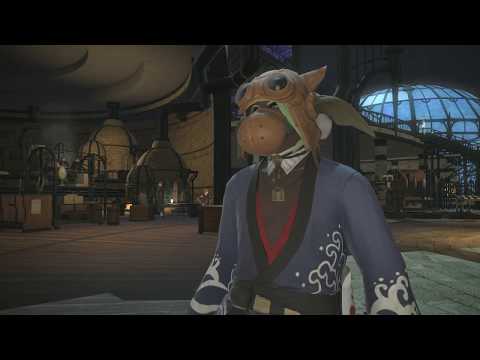 FINAL FANTASY XIV - Shadowbringers - lvl80 WVR quest w/rotations in the description.