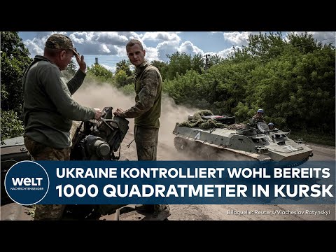 Video Thumbnail: KURSK-OFFENSIVE: Ukrainer preschen vor! Kiews Armee meldet große Geländegewinne auf Russlands Gebiet