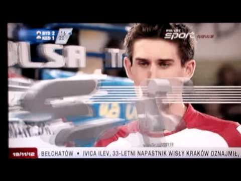 Marcin Waliński atakuje - Michał Ruciak zdziwiony, PlusLiga 2012