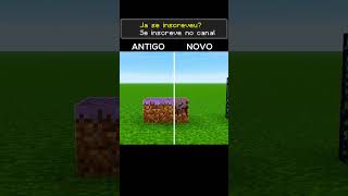 AS TEXTURAS ANTIGAS DO MINECRAFT ERAM ASSIM...