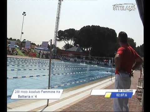 Serie 4 dei 200 Misti  Assoluti Femmine Master - 11 Memorial Andrea Bettiol