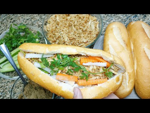Cách làm BÁNH MÌ GÀ XÉ - Món Ăn Ngon Mỗi Ngày