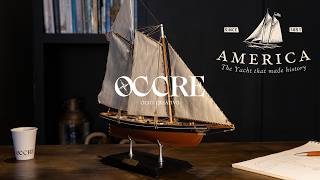 OCCRE America jachta - Americas Cup 1851 1:75