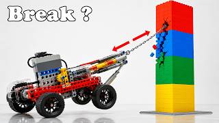 LEGO Vehicle vs Unbreakable Wall - Epic Pull Test | Smart Lego