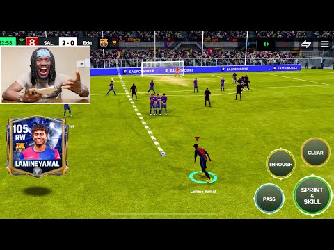 TOTY Lamine Yamal card is so much FUN to play with - FC MOBILE