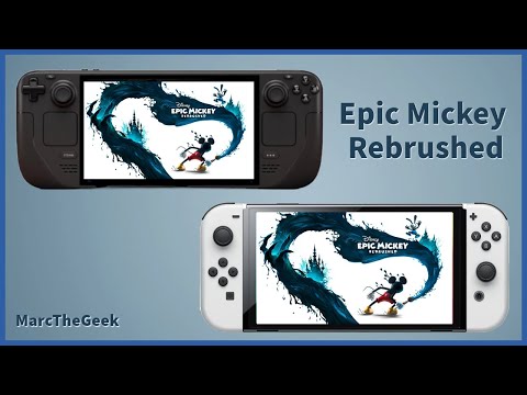 Disney Epic Mickey: Rebrushed Gameplay (Switch vs Deck)